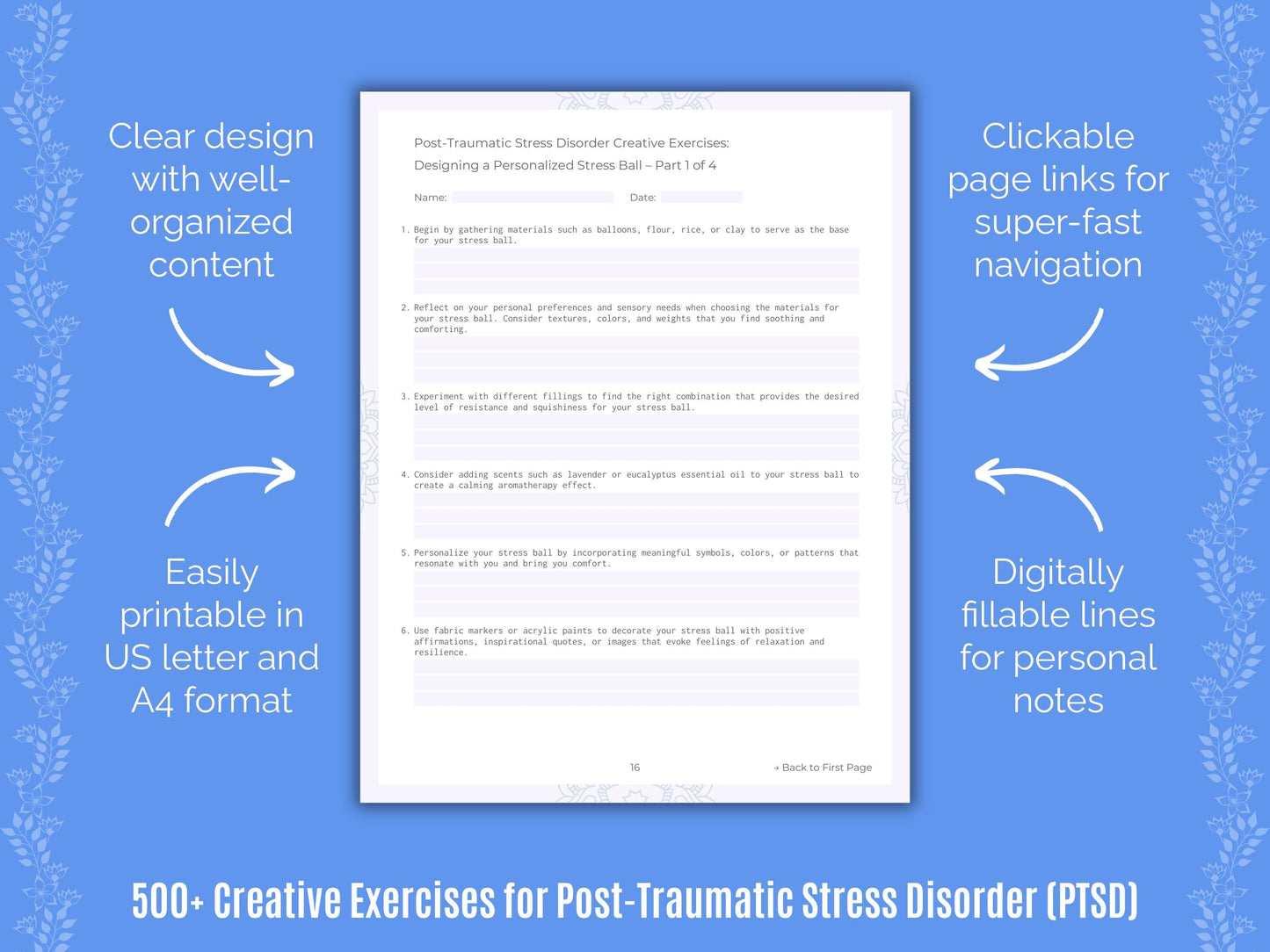 Post-Traumatic Stress Disorder (PTSD) Mental Health Counseling Templates