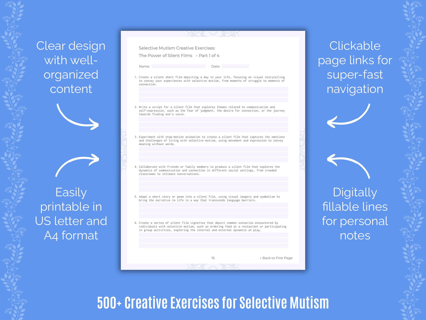 Selective Mutism Mental Health Counseling Templates