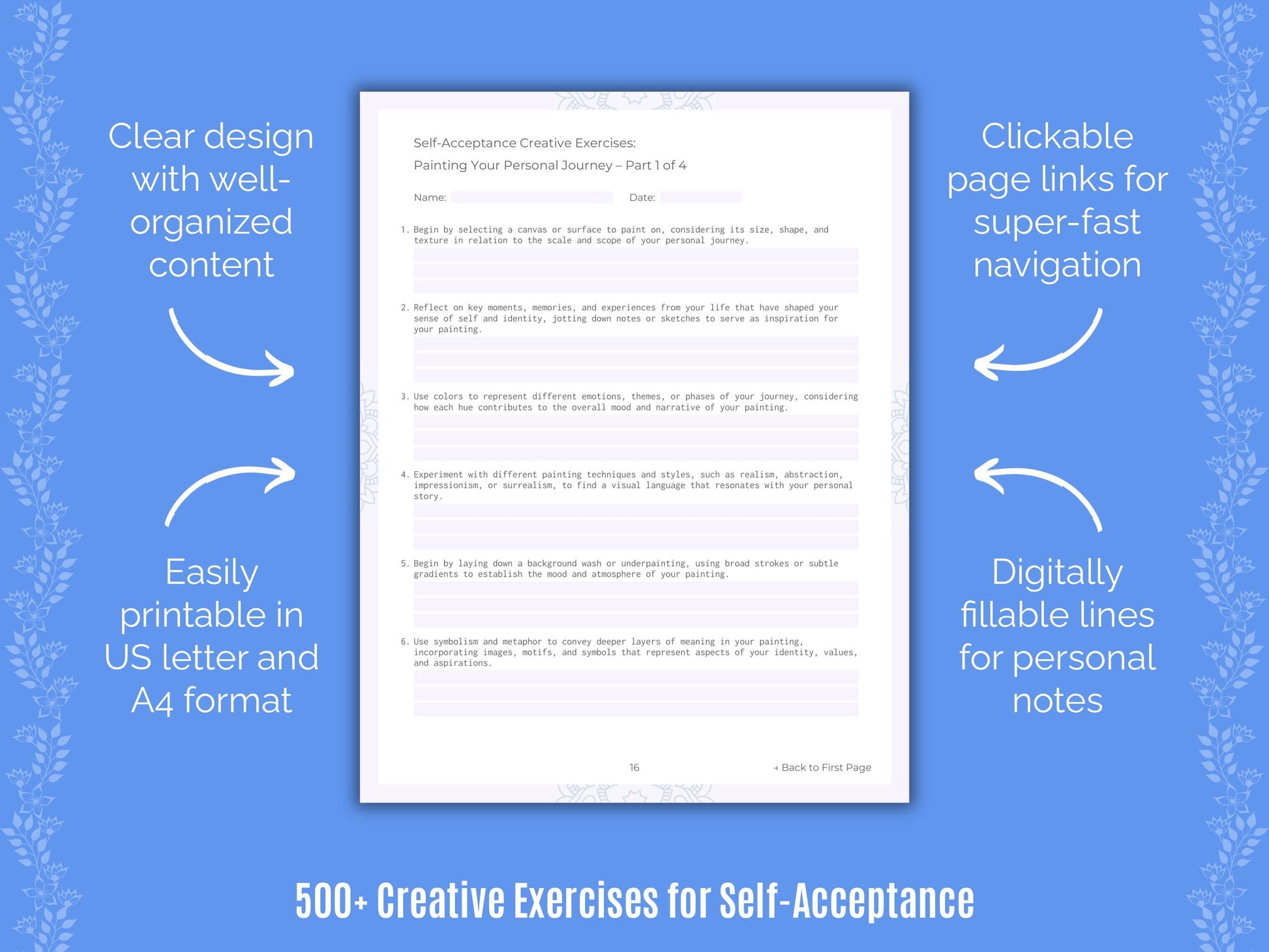 Self-Acceptance Mental Health Counseling Templates