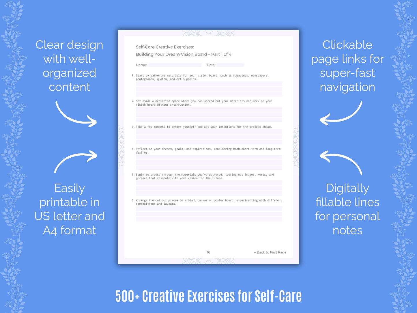 Self-Care Mental Health Counseling Templates