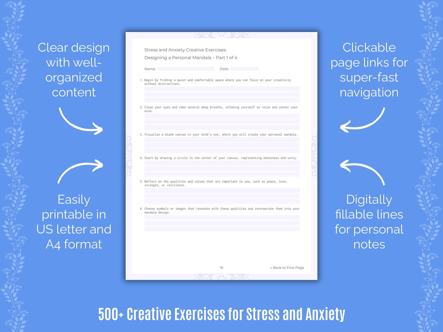 Stress and Anxiety Mental Health Counseling Templates