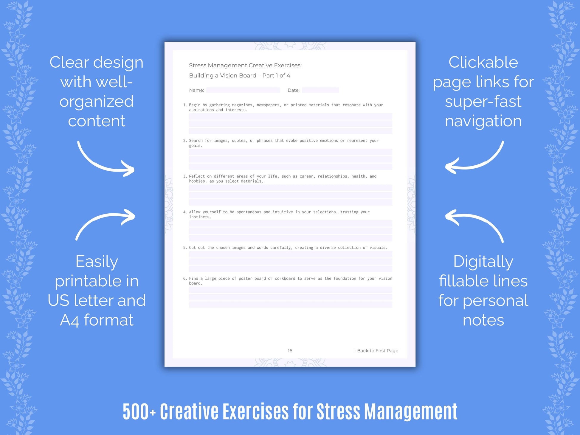 Stress Management Mental Health Counseling Templates