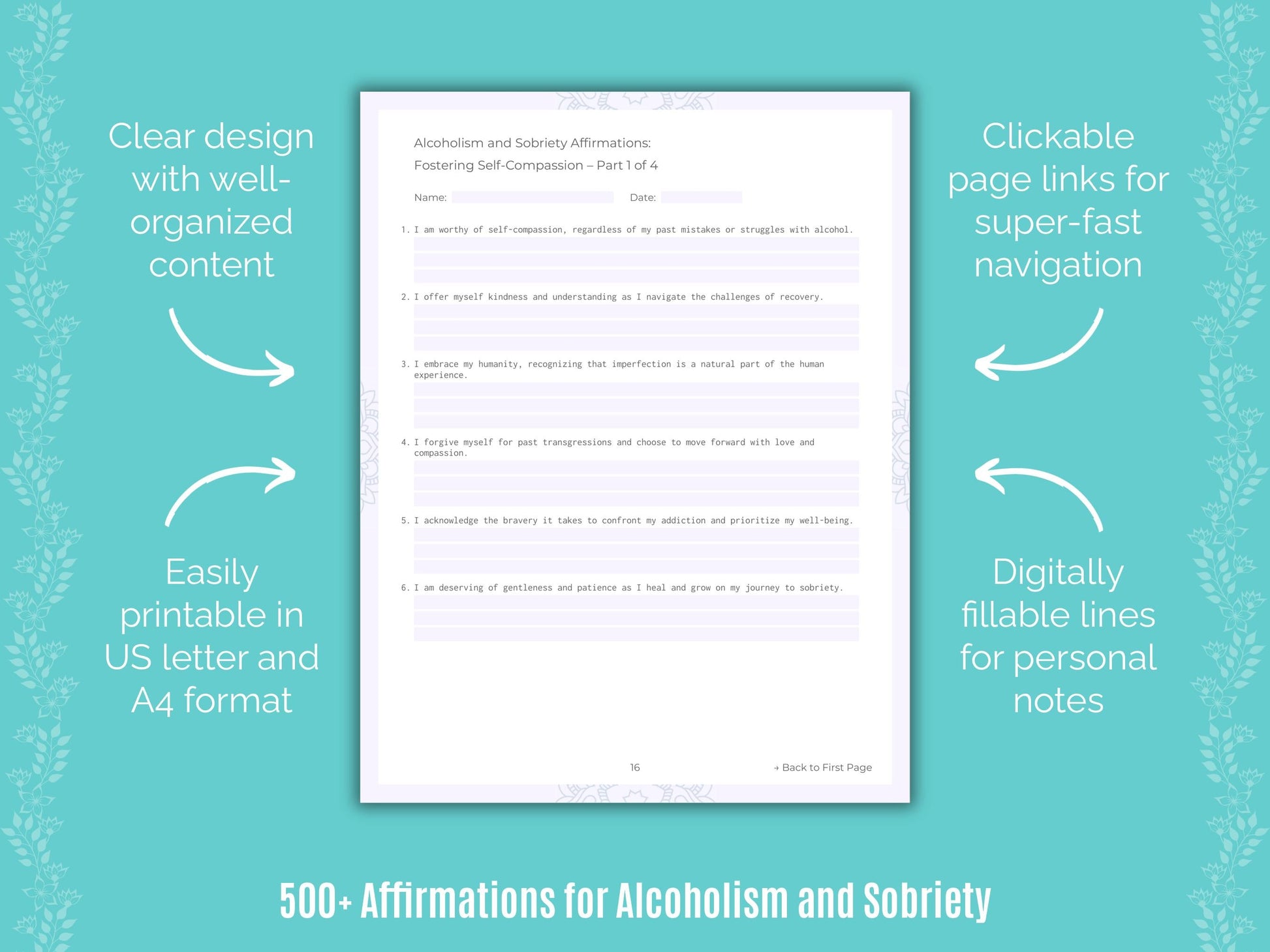 Alcoholism and Sobriety Mental Health Counseling Templates