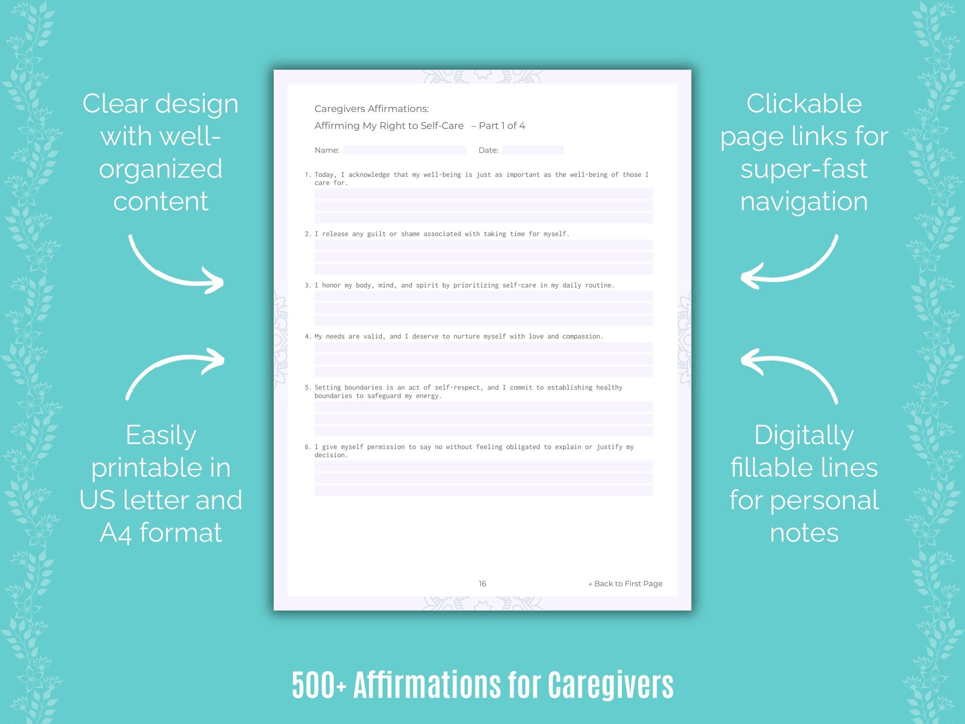 Caregivers Mental Health Counseling Templates