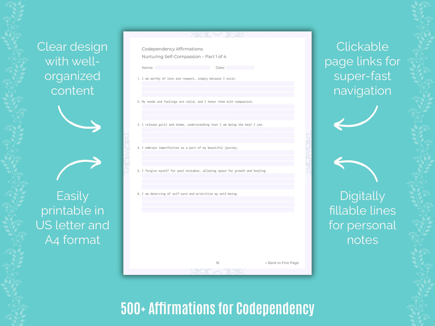 Codependency Mental Health Counseling Templates