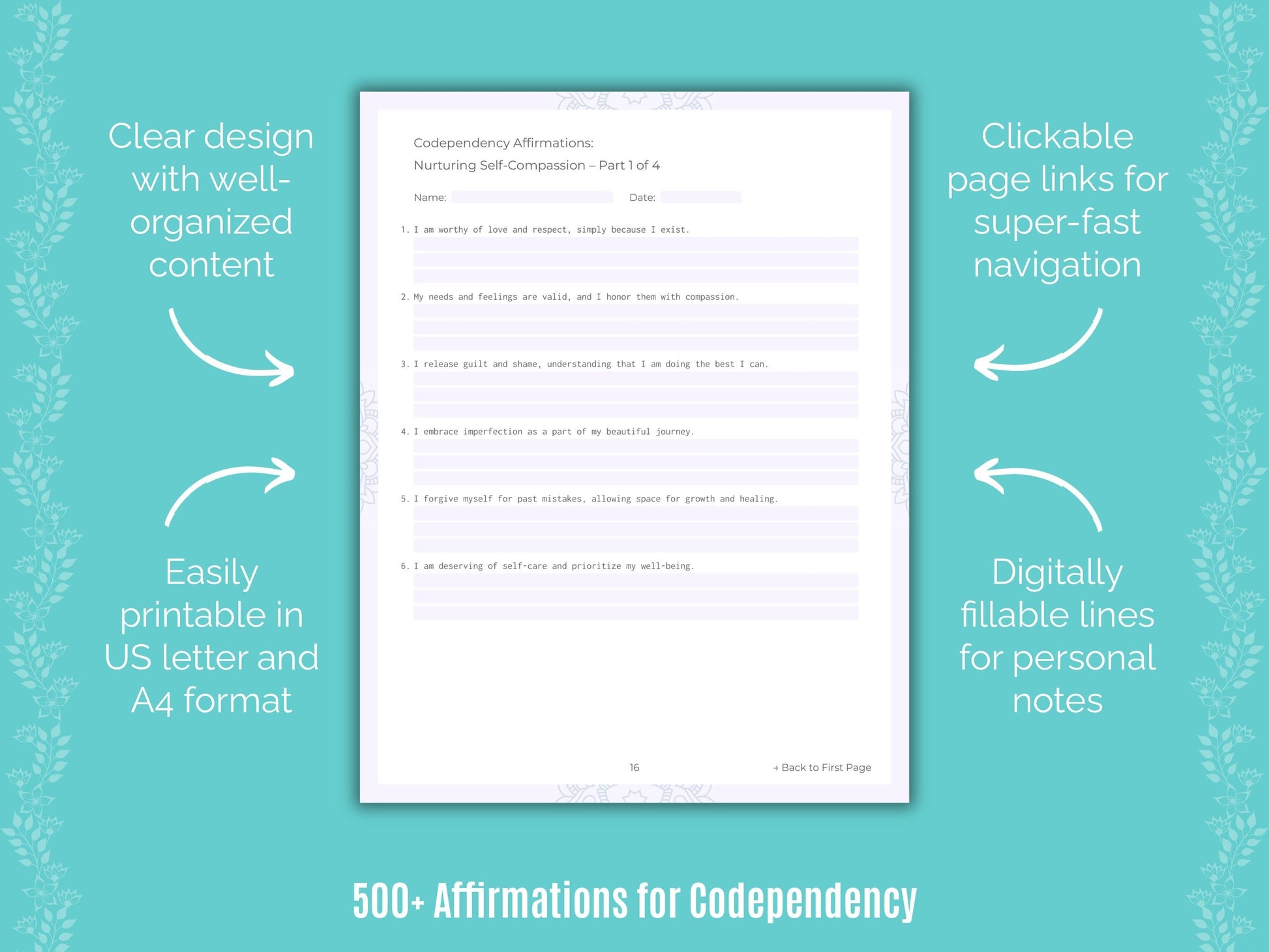 Codependency Mental Health Counseling Templates