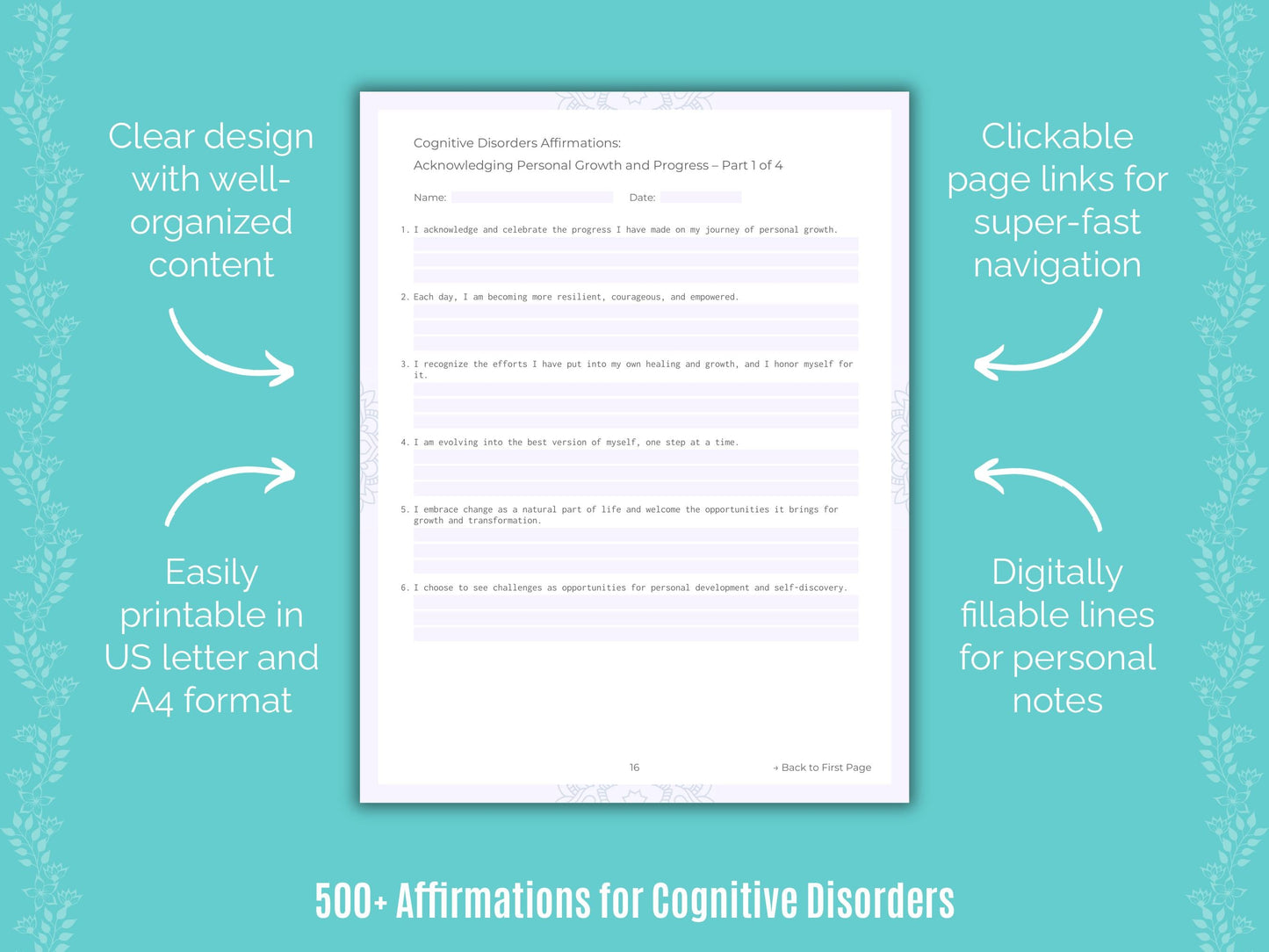 Cognitive Disorders Mental Health Counseling Templates