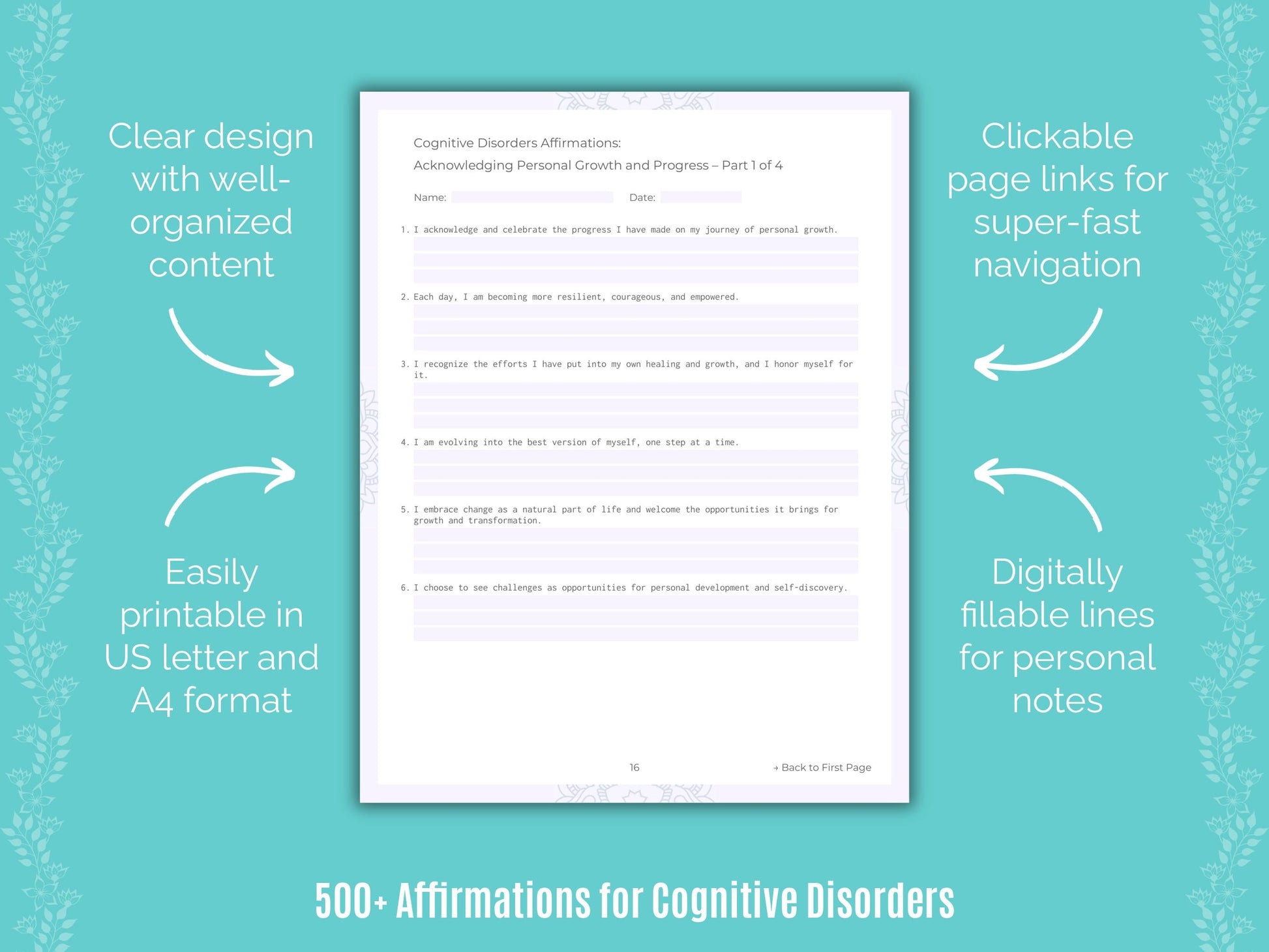 Cognitive Disorders Mental Health Counseling Templates