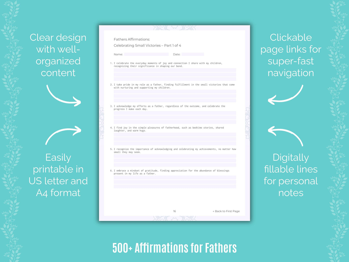 Fathers Mental Health Counseling Templates