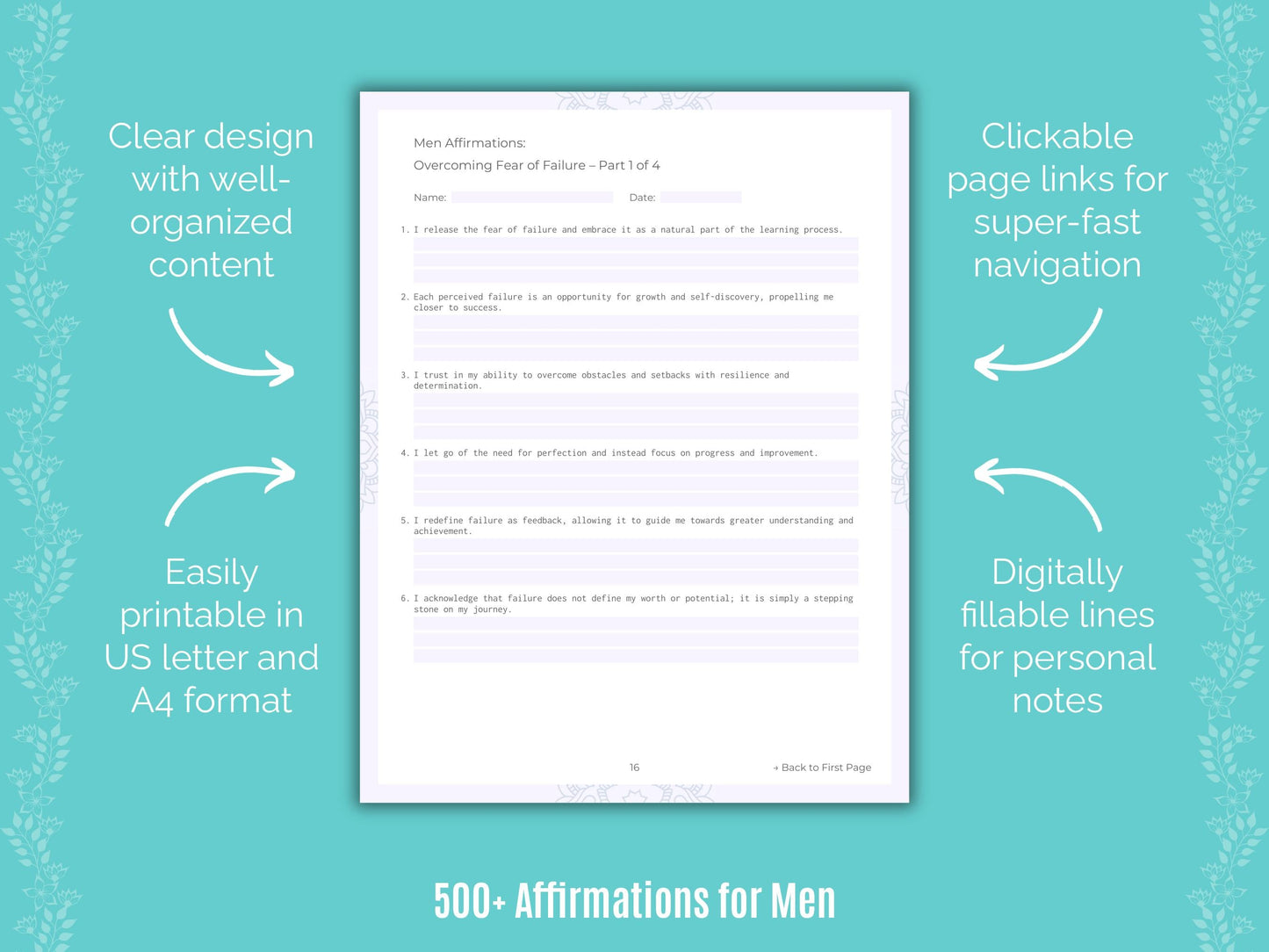 Men Mental Health Counseling Templates