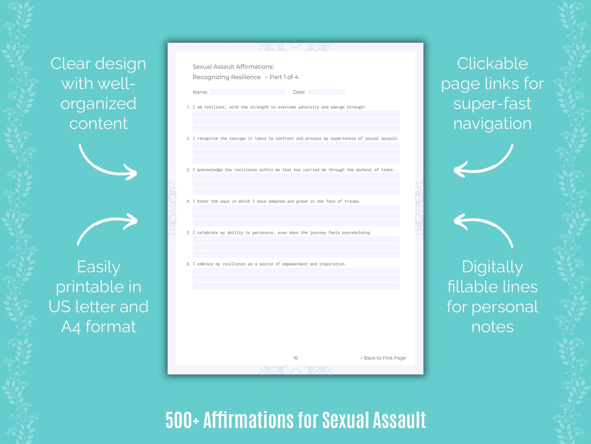 Sexual Assault Mental Health Counseling Templates