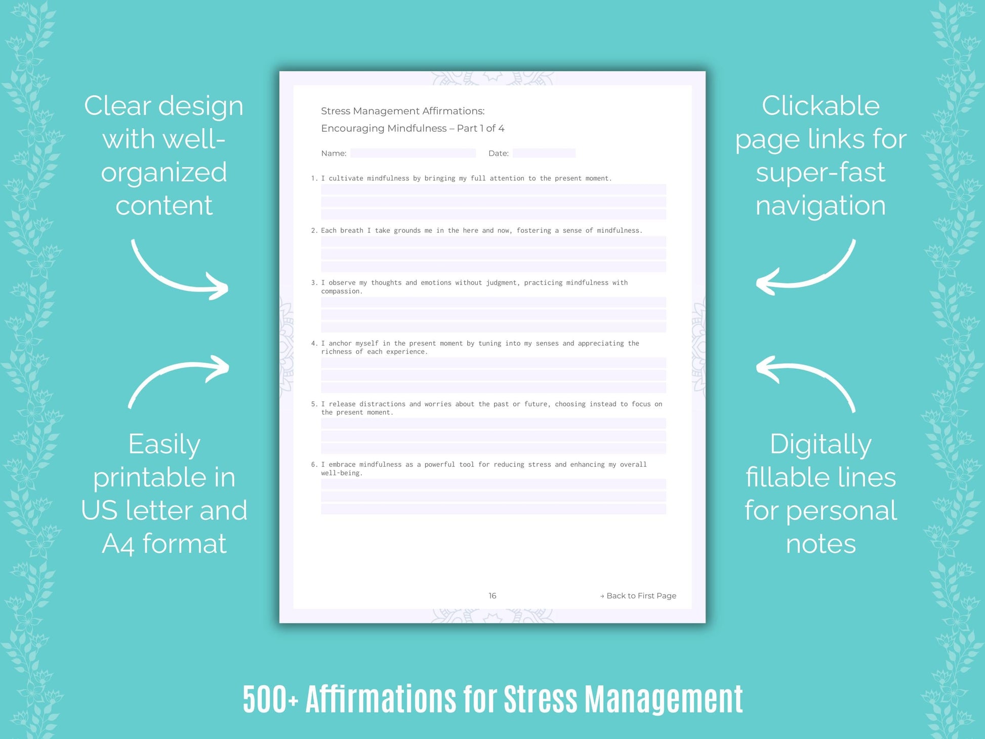 Stress Management Mental Health Counseling Templates