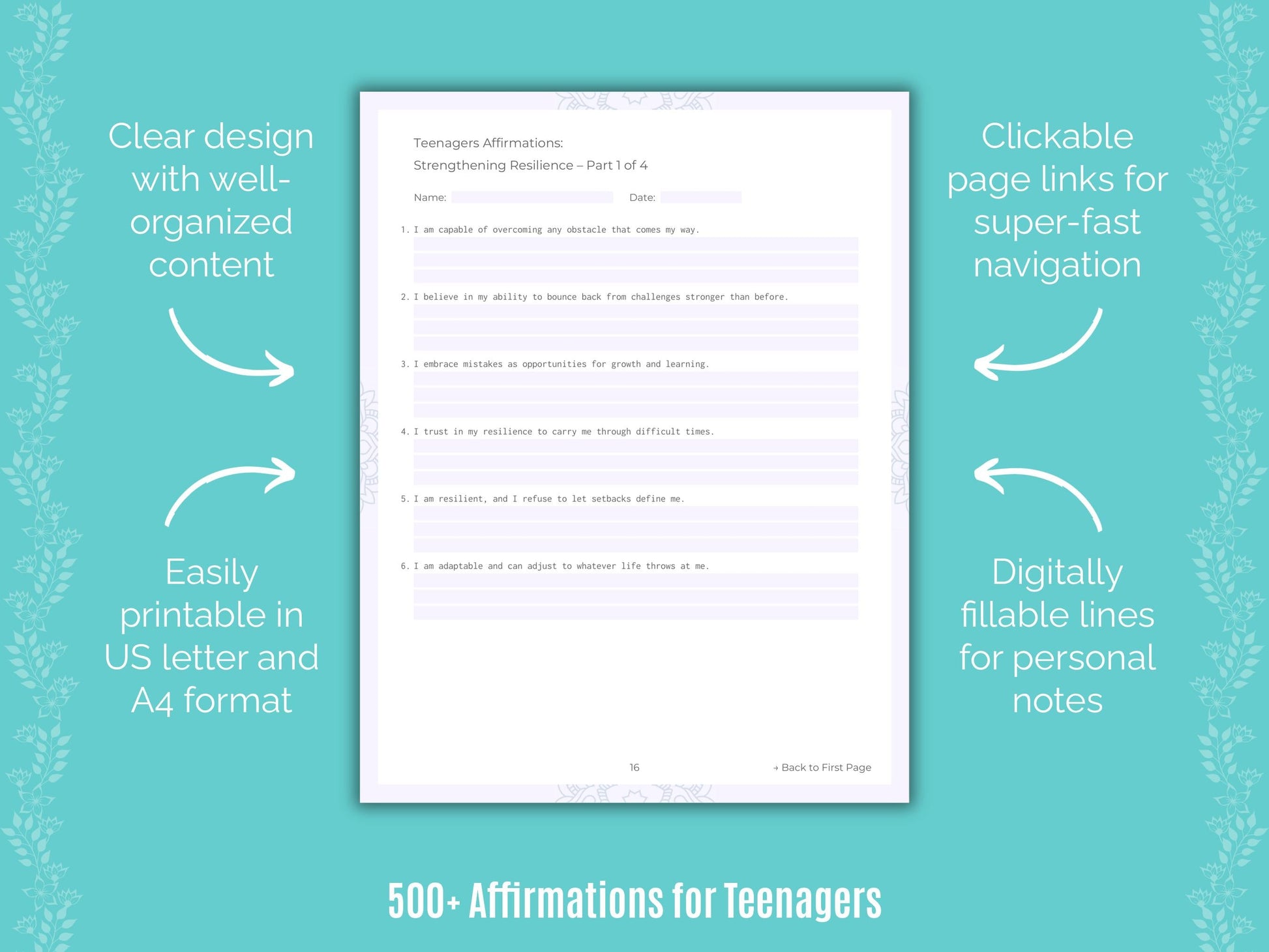 Teenagers Mental Health Counseling Templates