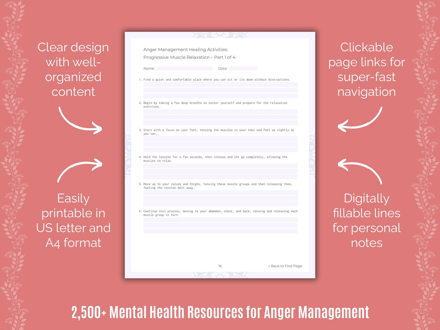 Anger Management Mental Health Counselor Cheat Sheets