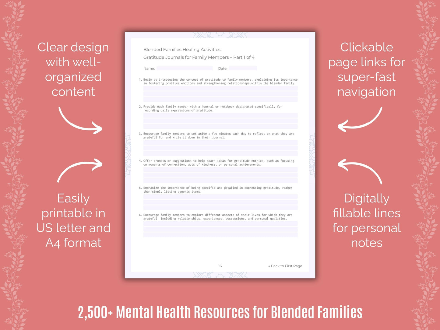 Blended Families Mental Health Counselor Cheat Sheets