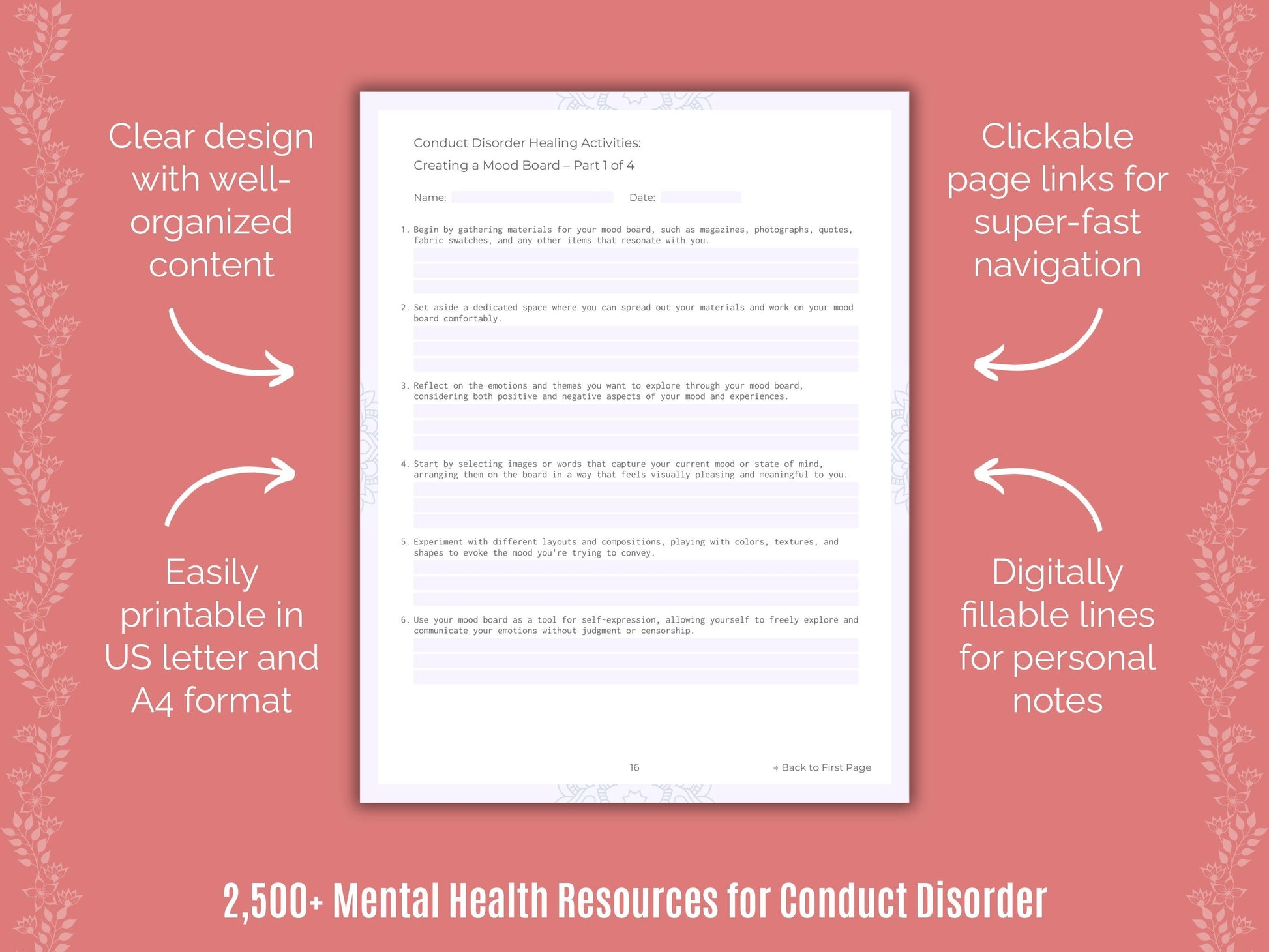 Conduct Disorder Mental Health Counselor Cheat Sheets