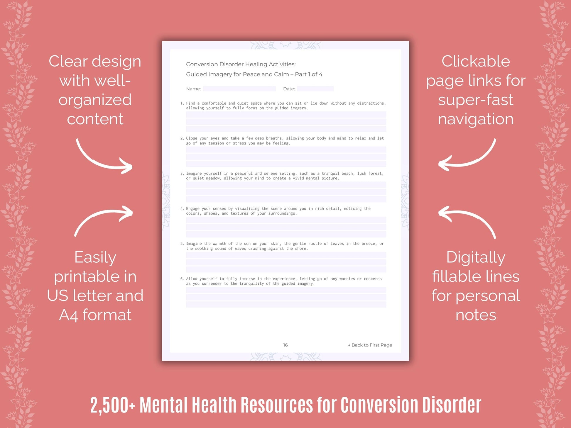 Conversion Disorder Mental Health Counselor Cheat Sheets