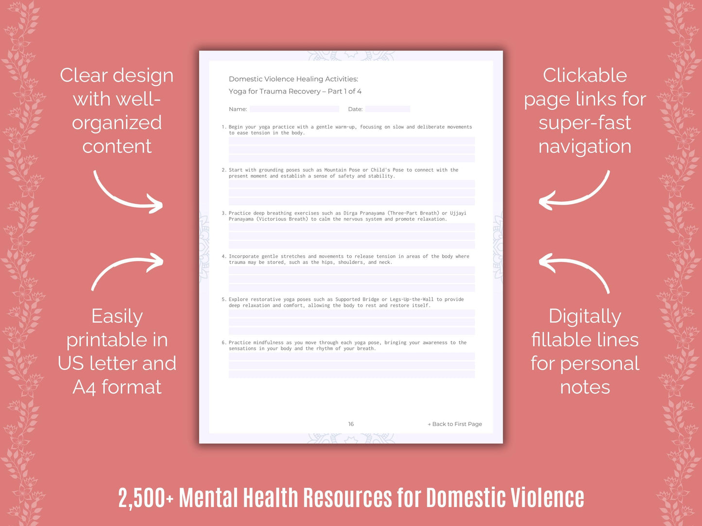 Domestic Violence Mental Health Counselor Cheat Sheets