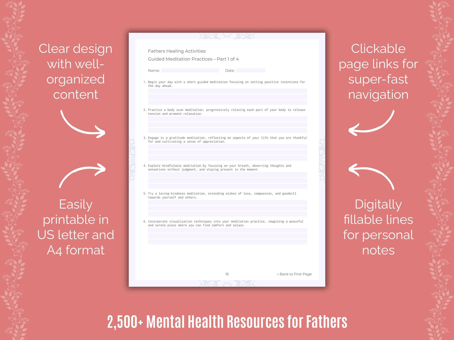 Fathers Mental Health Counselor Cheat Sheets