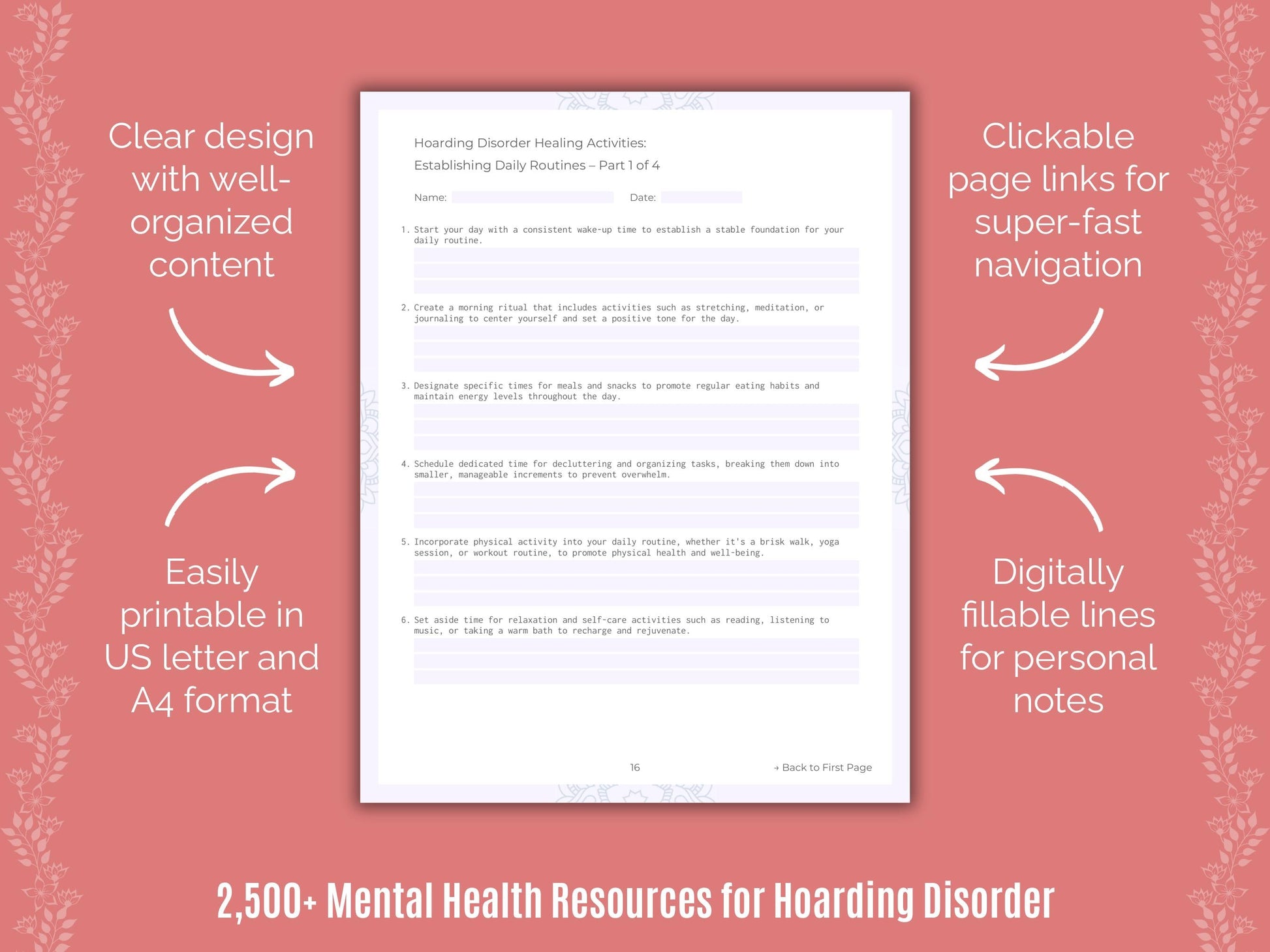 Hoarding Disorder Mental Health Counselor Cheat Sheets