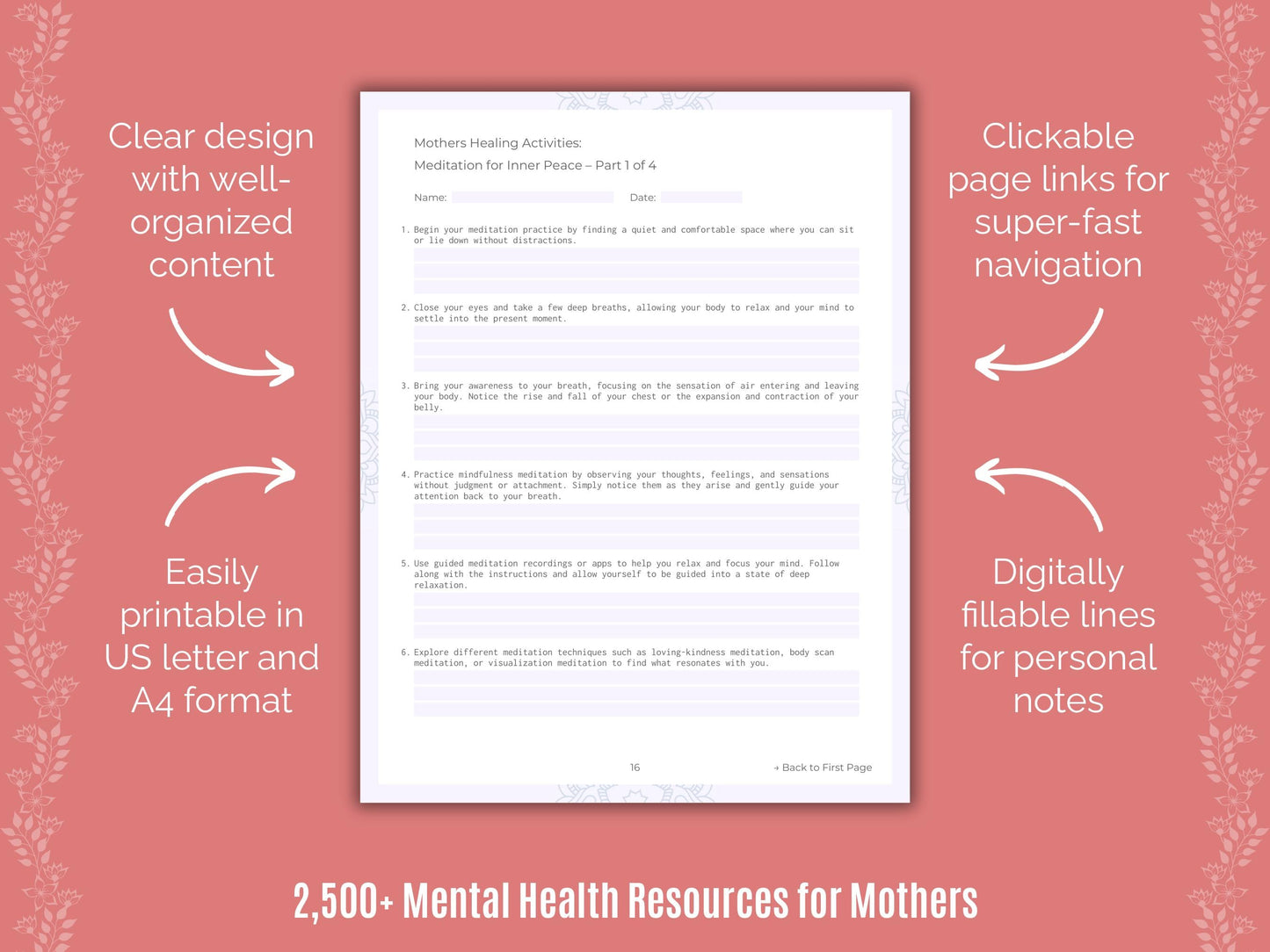 Mothers Mental Health Counselor Cheat Sheets