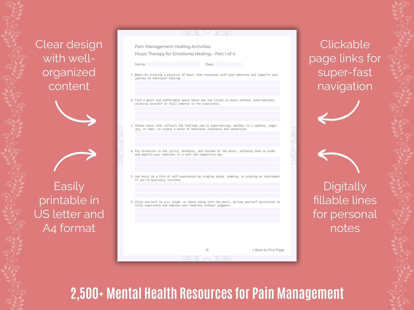 Pain Management Mental Health Counselor Cheat Sheets