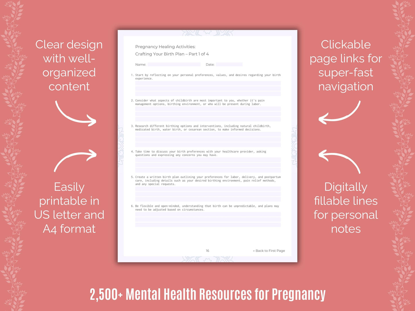 Pregnancy Mental Health Counselor Cheat Sheets