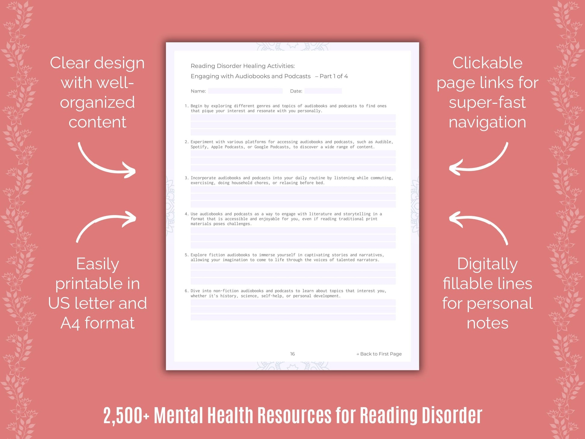 Reading Disorder Mental Health Counselor Cheat Sheets