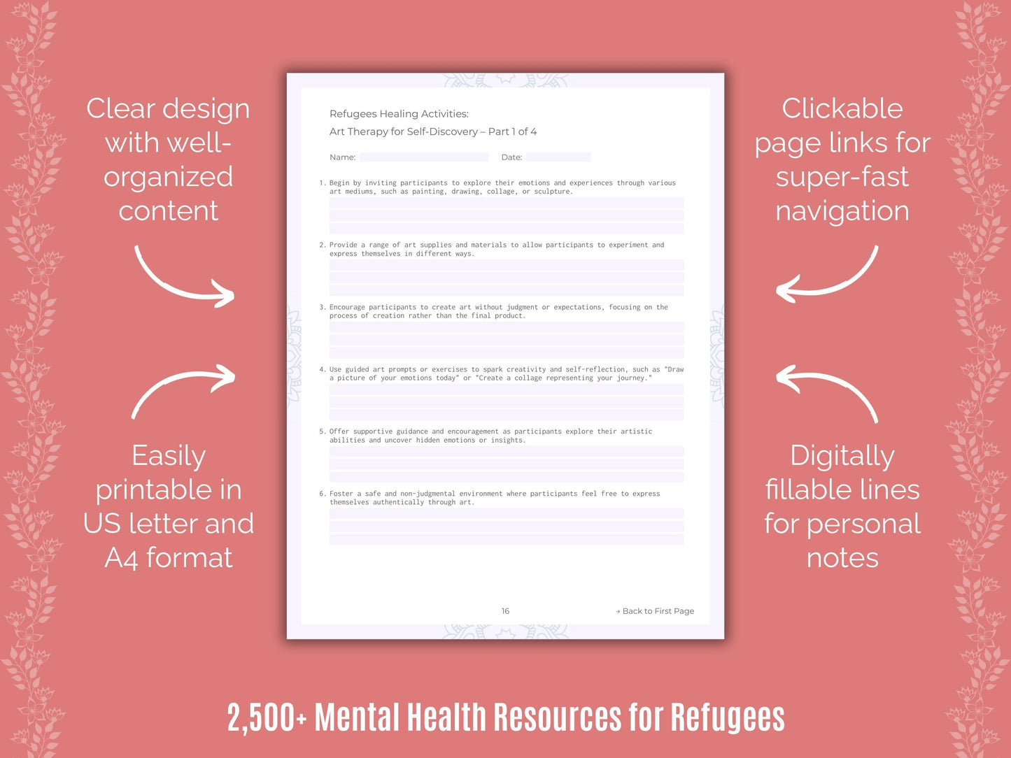 Refugees Mental Health Counselor Cheat Sheets