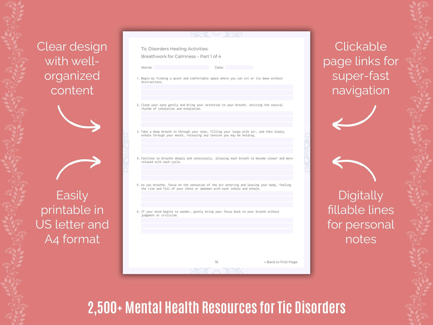 Tic Disorders Mental Health Counselor Cheat Sheets