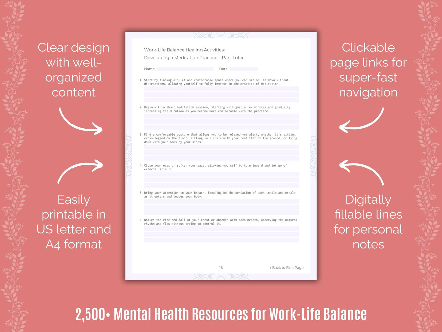 Work-Life Balance Mental Health Counselor Cheat Sheets