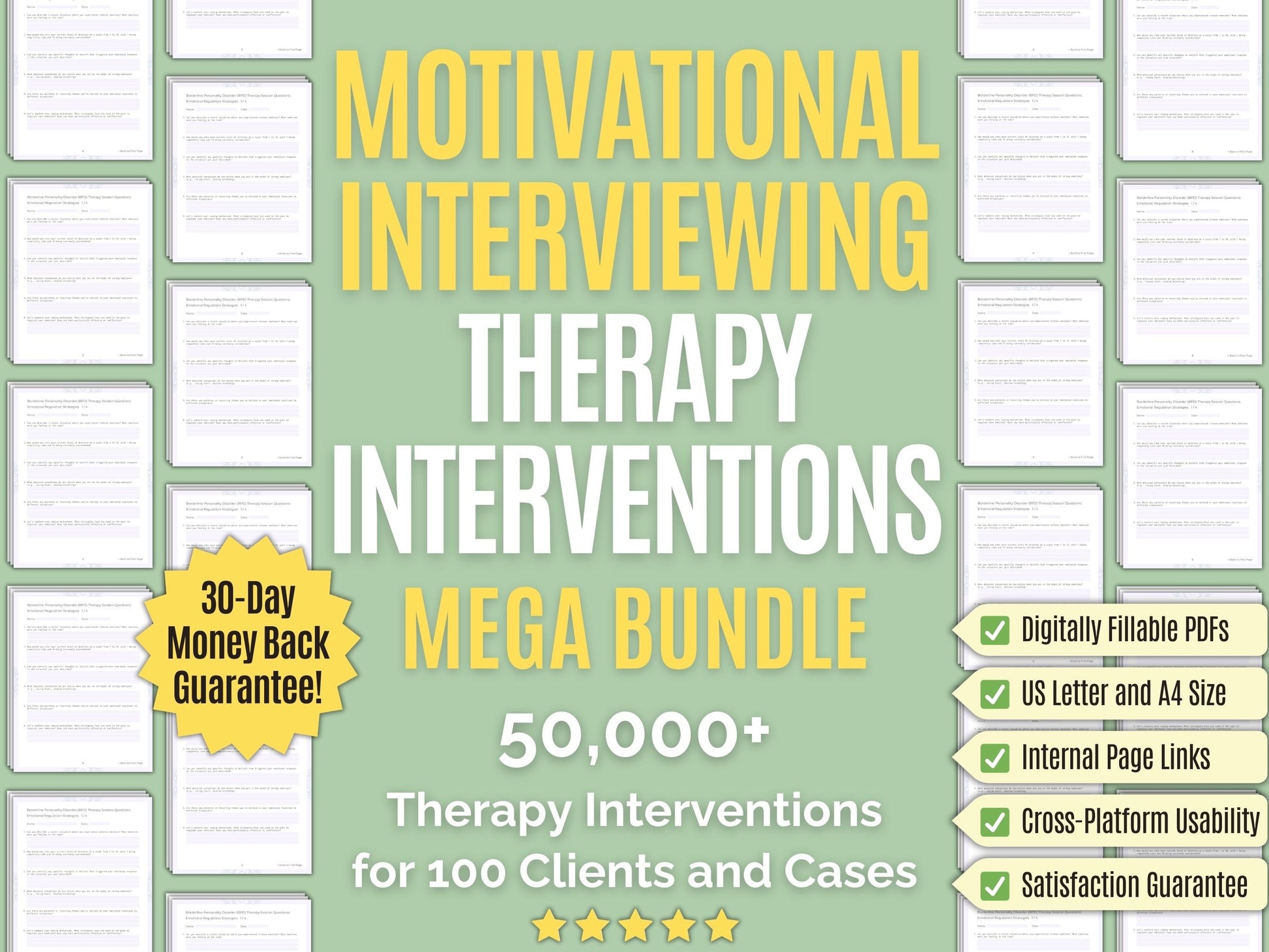 Motivational Interviewing Therapy Interventions Psychology Workbooks