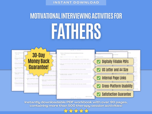 Fathers Motivational Interviewing Psychology Workbooks