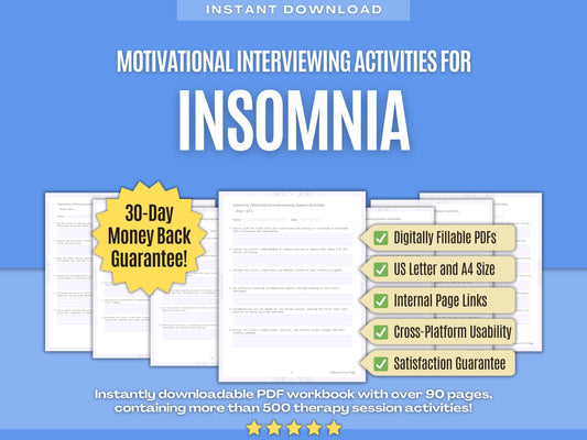 Insomnia Motivational Interviewing Psychology Workbooks