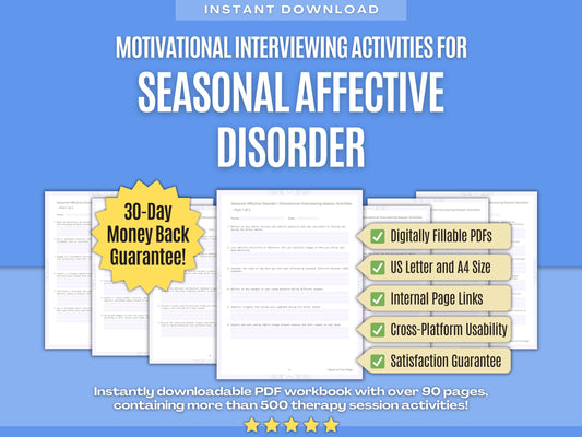 Seasonal Affective Disorder Motivational Interviewing Psychology Workbooks