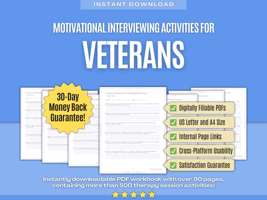 Veterans Motivational Interviewing Psychology Workbooks