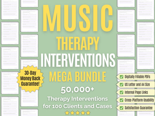 Music Therapy Interventions Psychology Workbooks