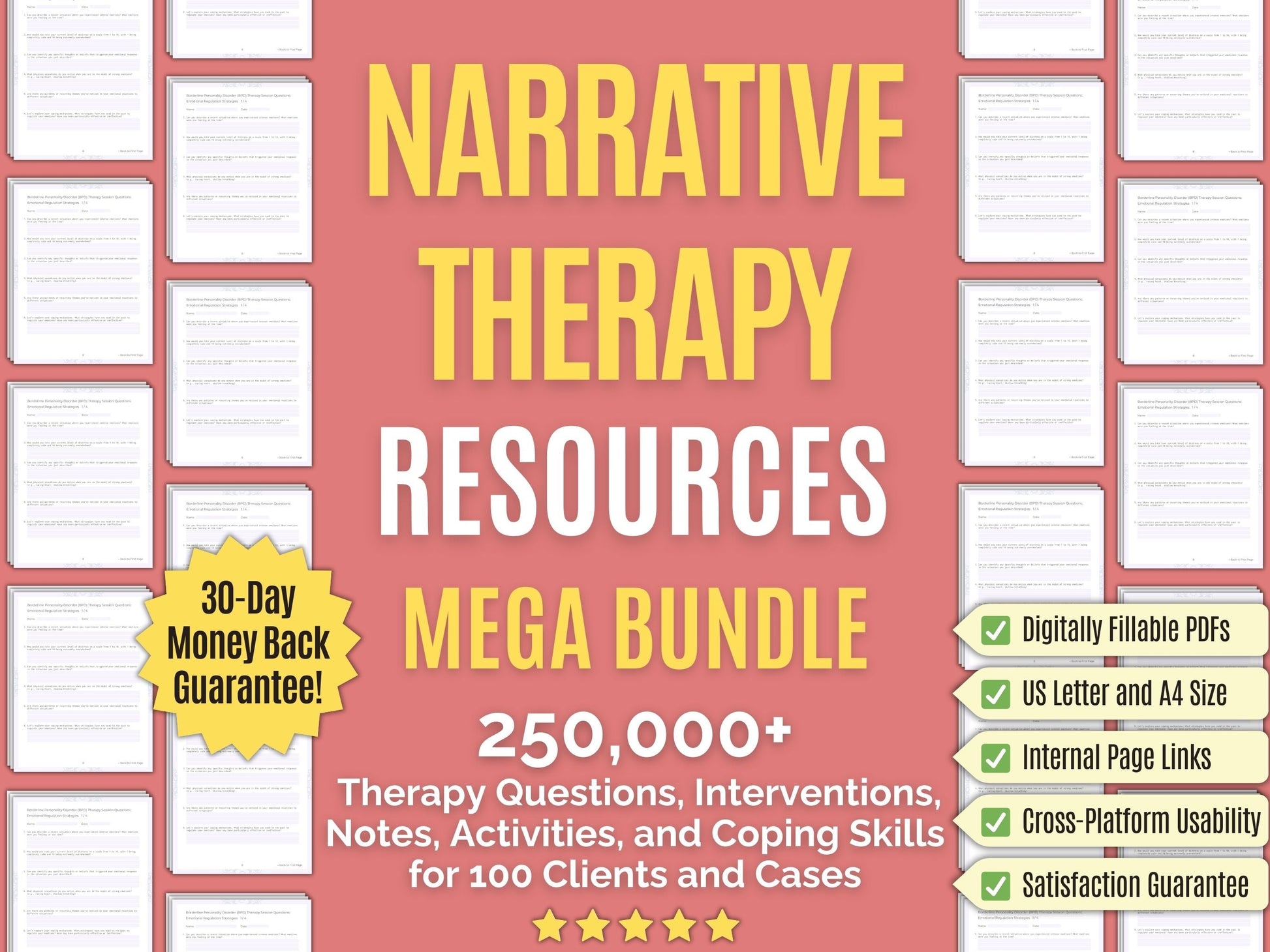 Narrative Therapy Psychology Workbooks