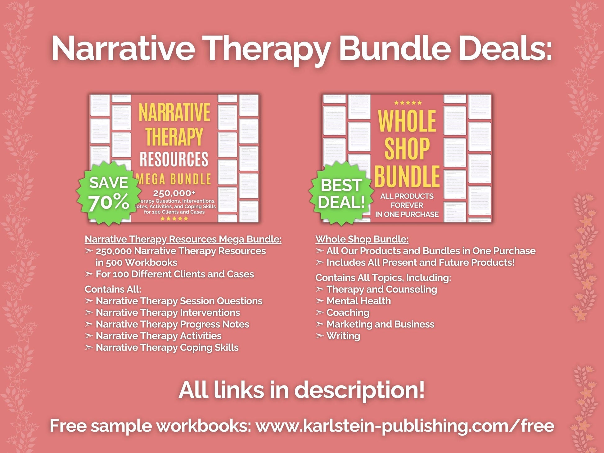 Narrative Therapy Coping Skills Mental Health Tools