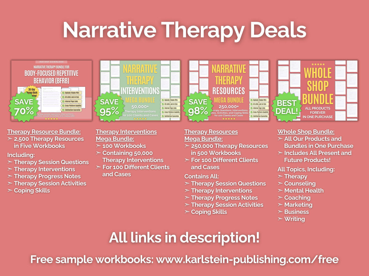 Body-Focused Repetitive Behavior (BFRB) Narrative Therapy Psychotherapy Sessions