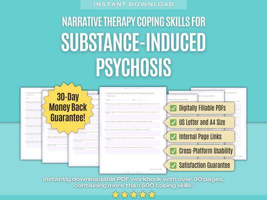 Substance-Induced Psychosis Narrative Therapy Psychology Workbooks