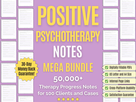 Positive Psychotherapy Progress Notes Psychology Workbooks