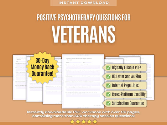 Veterans Positive Psychotherapy Psychology Workbooks