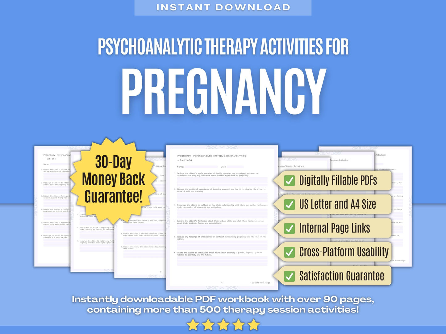 Pregnancy Psychoanalytic Therapy Psychology Workbooks