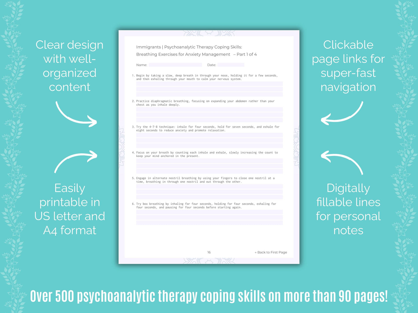 Immigrants Psychoanalytic Therapy Counseling Templates