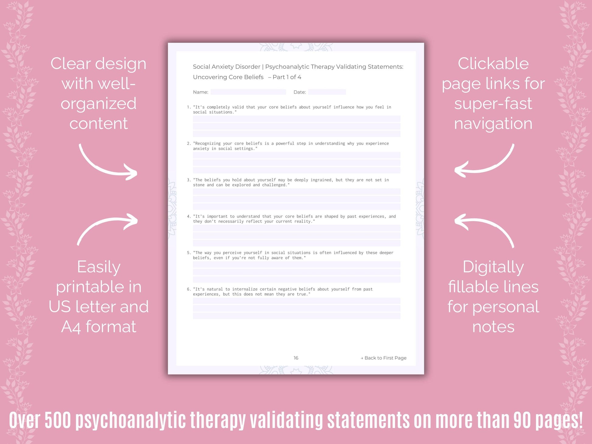 Social Anxiety Disorder Psychoanalytic Therapy Counseling Templates