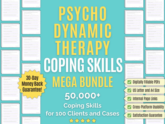 Psychodynamic Therapy Coping Skills Psychology Workbooks