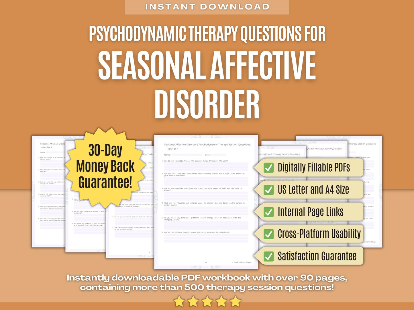 Seasonal Affective Disorder Psychodynamic Therapy Psychology Workbooks