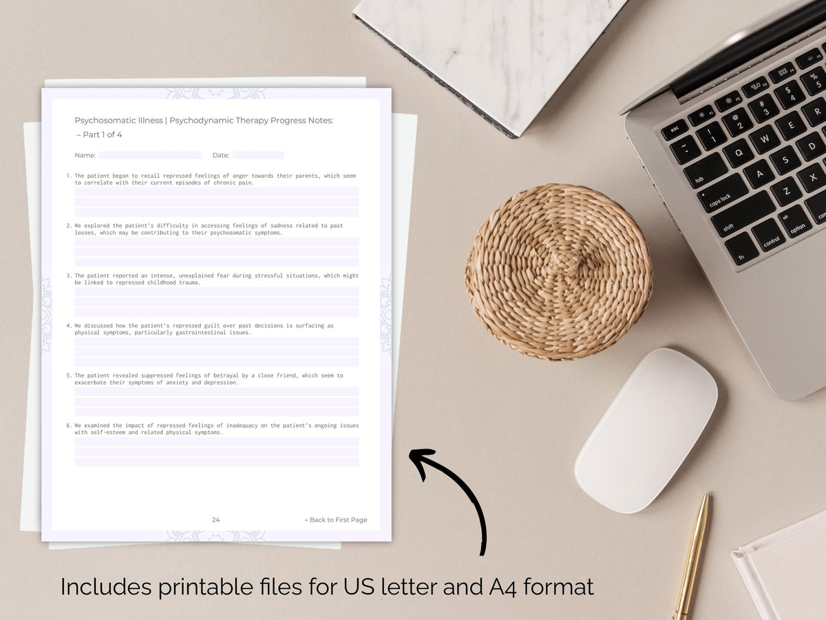 Psychosomatic Illness Psychodynamic Therapy Psychologist Resources