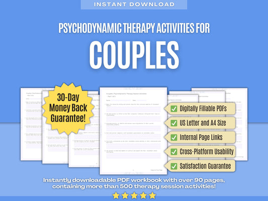 Couples Psychodynamic Therapy Psychology Workbooks